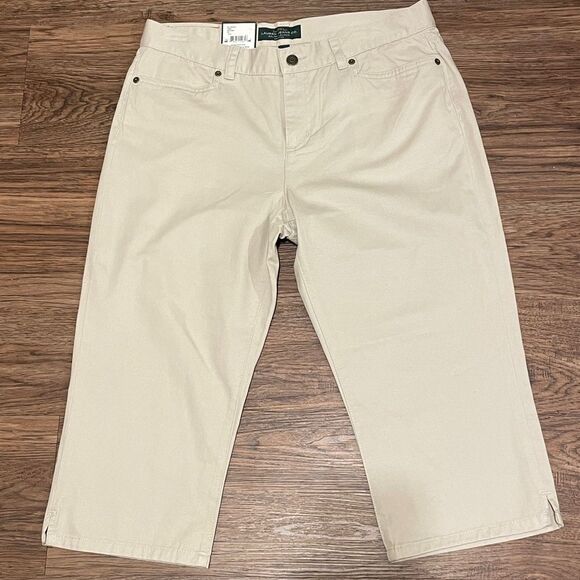Lauren Ralph Lauren Pants - NWT LRL Lauren Jeans Classic Midcalf Beige Size 10P